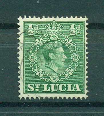 St. Lucia sc# 110 (2) used cat value $.25