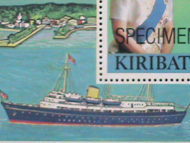 KIRIBATI-1982 -SPECIMENT SHEET-REMEMBER ALWAYS-QUEEN ELIZABETH II MNH-S/S VF