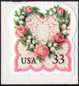 SC#3274 33¢ Love Booklet Single (1999) SA