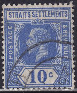 Straights Settlements 159 USED 1918 King George V