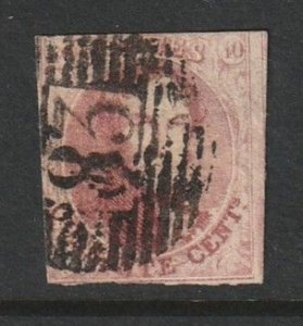 1851 Belgium - Sc 8 - used VF - 1 single - King Leopold I