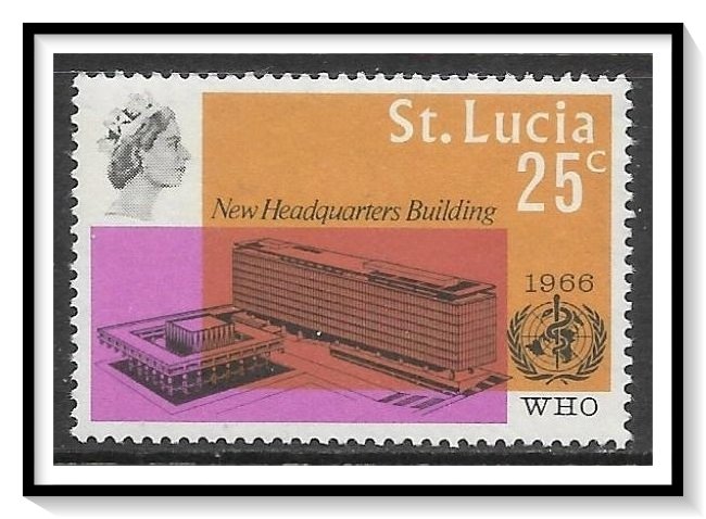 St Lucia #210 WHO Headquarters MH