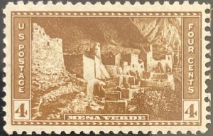 Scott #743 1934 4¢ National Parks Mesa Verde MNH OG