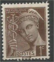 FRANCE, 1939, MNH 1c, Mercury Scott 353