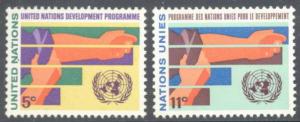 United Nations ~ #164-65 ~ UN Development Prog. ~ MNH Set