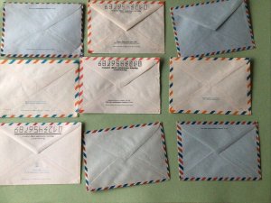 Russian airmail covers Unused Vintage 9 Items Ref A1234 