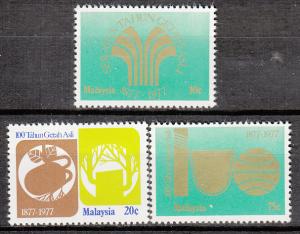 Malaysia 1979 Sc 188-90 Rubber Production MNH