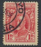 Southern Rhodesia SG 16b SC 17 Perf 14  Used  see scan and details