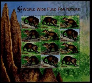 Liberia 1321 MNH m/s Wildlife/WWF-98 SCV16.50