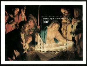 Togo 1995 - Christmas, Birth of Jesus - Souvenir Sheet - Scott 1686 - MNH