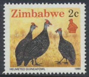 Zimbabwe SC# 615a   MNH Fowl perf 14¾ x 14½ see details & scans