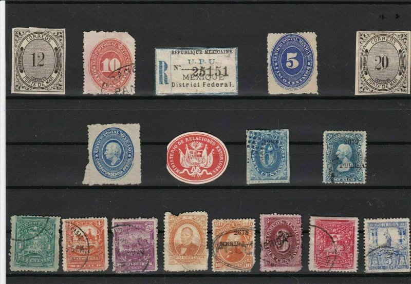 mexico old  stamps ref r11717