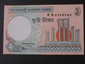 ​BANGLADESH-BANGLADESH BANK-2-TAKA-UNCIRULATED NOTE-VF WE SHIP TO WORLDWIDE