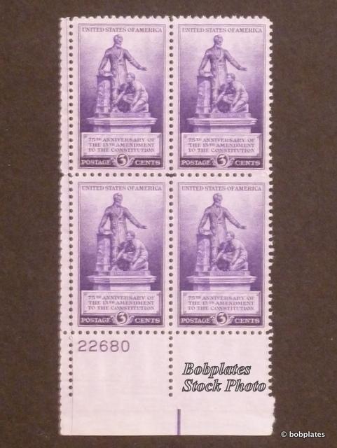 BOBPLATES US #902 Emancipation Upper Left Plate Block 22683 F-VF NH SCV=$3