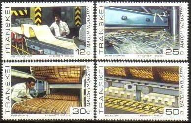 Transkei - 1985 Match Industry Set MNH** SG 172-175