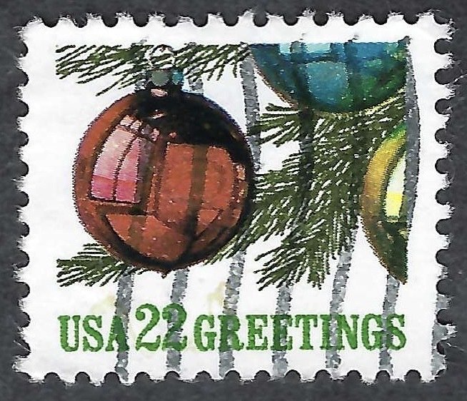 United States #2368 22¢ Christmas (1987). Used.