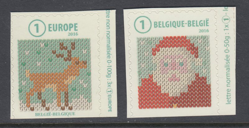 Belgium 2816-2817 Christmas MNH VF