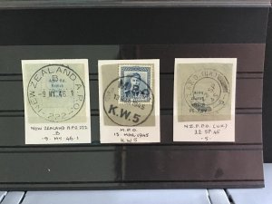 New Zealand Military Post  stamps Cancels R33237