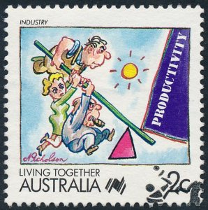 Australia 1988 2c Living Together - Industry SG1112 Fine Used 1