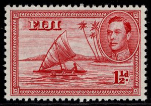 FIJI GVI SG252c, 1½d deep carmine, NH MINT.