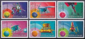 1971 Ajman 1216-21 Luna-16 4,50 €