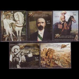 MEXICO 2009 - Revolution-Army Set of 5 NH