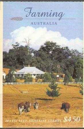 Australia - 1998 Farming Australia mint booklet 