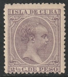 Cuba 1894 Sc 142 MH* disturbed gum