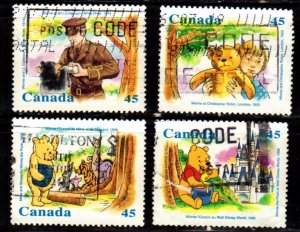 Canada - #1618 - 1621 Winnie the Pooh set/4 - Used