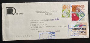 1991 Guadalajara Jal Mexico Advertising cover To Solingen Germany ISECO