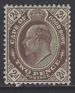 Cape of Good Hope, Scott #65; 2p King Edward VII, MLH