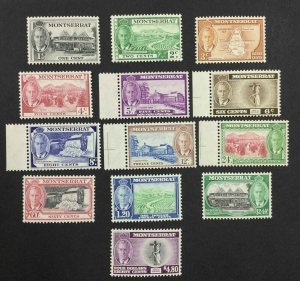 MOMEN: MONTSERRAT SG #123-135 1951 MINT OG NH £70+ LOT #64494