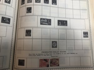 The New World Wide Postage Stamp Album Lots Of Old Stamps