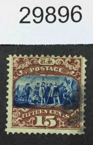 US STAMPS  #119 USED LOT #29896