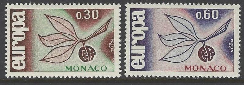 Monaco 1965 Europa VF MNH (616-17)