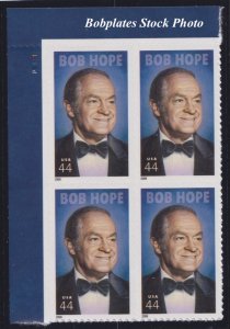 BOBPLATES #4406 Bob Hope Plate Block F-VF NH SCV=$3.75 ~See Details for #s/Pos