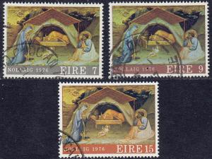 Ireland - 1976 - Scott #408-10 - used - Christmas