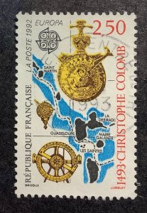 France 1992 Scott 2287 used - 2.50fr, Europa,  Discovery of America 500th Anniv