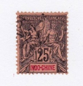 Indo China stamp #13, used