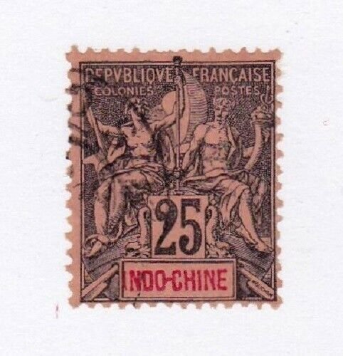 Indo China stamp #13, used