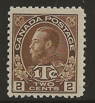 Canada MR4a 1916  2 cts  fvf mint  nh w/cert