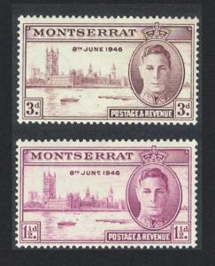 Montserrat World War II Victory 2v SG#113-114