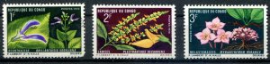 Republic Congo SC# 222-4  Flowers   MH