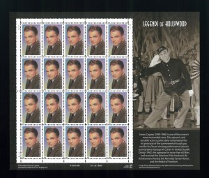United States 32¢ Actor James Cagney Postage Stamp #3329 MNH Full Sheet