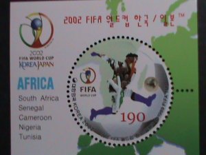 KOREA 2002-FIFA-WORLD CUP SOCCER CHAMPIONSHIPS : MNH S/S WE SHIP TO WORLDWIDE