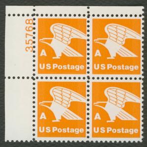 #1735 'A' Eagle, Plate Block, Mint **ANY 4=FREE SHIPPING**