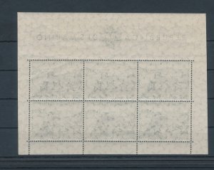 1958 SAN MARINO, Souvenir sheet Panoramic View, BF 18 - Some Paper Wrinkles -
