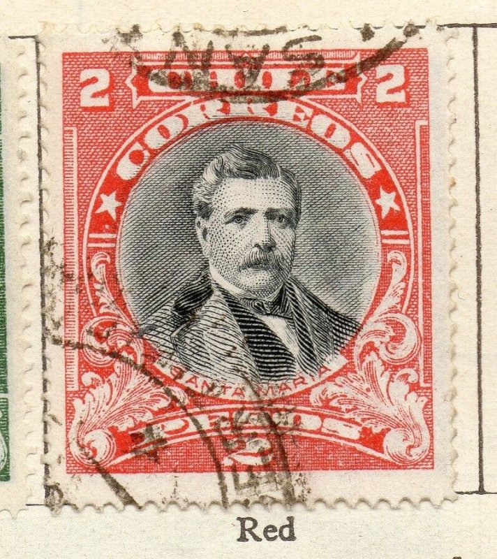 Chile 1911 Early Issue Fine Used 2P. NW-11448