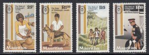 Mauritius Scott #533-536 MNH