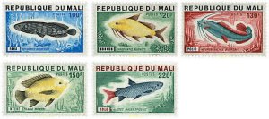 68649 MNH MALI 1976 PECES